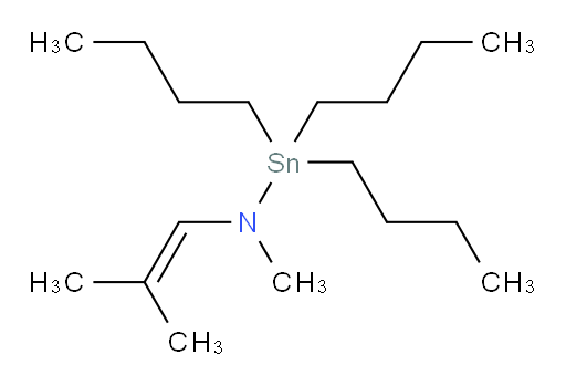 1,1,1-tributyl-N-methyl-N-(2-methylprop-1-en-1-yl)stannanamine