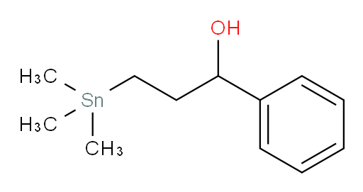 1-phenyl-3-(trimethylstannyl)propan-1-ol