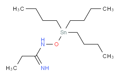 N-((tributylstannyl)oxy)propionimidamide