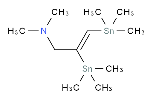 (Z)-N,N-dimethyl-2,3-bis(trimethylstannyl)prop-2-en-1-amine