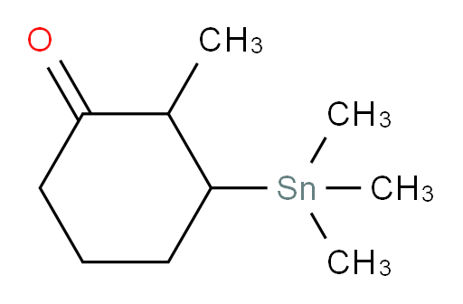 2-methyl-3-(trimethylstannyl)cyclohexanone