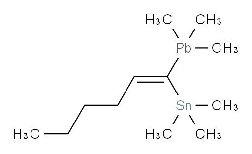 (E)-trimethyl(1-(trimethylplumbyl)hex-1-en-1-yl)stannane