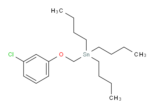 tributyl((3-chlorophenoxy)methyl)stannane