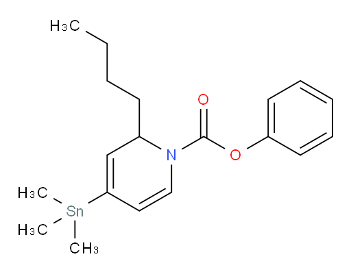 phenyl 2-butyl-4-(trimethylstannyl)pyridine-1(2H)-carboxylate