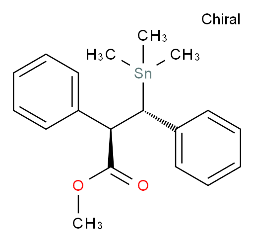 (2R,3S)-methyl 2,3-diphenyl-3-(trimethylstannyl)propanoate