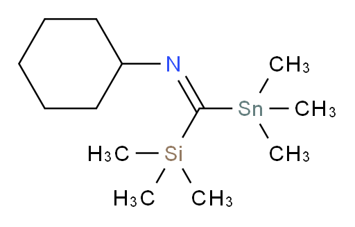(E)-N-((trimethylsilyl)(trimethylstannyl)methylene)cyclohexanamine