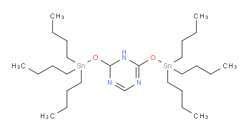 2,6-bis((tributylstannyl)oxy)-1,2-dihydro-1,3,5-triazine