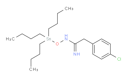2-(4-chlorophenyl)-N-((tributylstannyl)oxy)acetimidamide