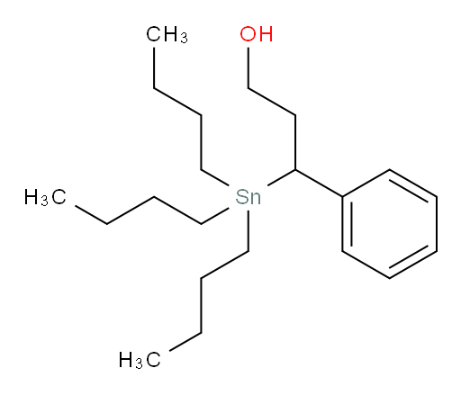 3-phenyl-3-(tributylstannyl)propan-1-ol
