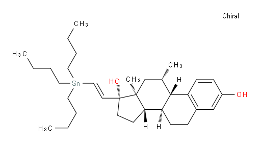 (8S,9S,11S,13S,14S,17R)-11,13-dimethyl-17-((E)-2-(tributylstannyl)vinyl)-7,8,9,11,12,13,14,15,16,17-decahydro-6H-cyclopenta[a]phenanthrene-3,17-diol