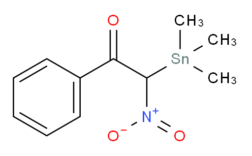 2-nitro-1-phenyl-2-(trimethylstannyl)ethanone