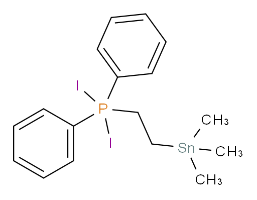 diiododiphenyl(2-(trimethylstannyl)ethyl)phosphorane