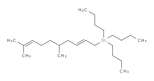 (E)-tributyl(5,9-dimethyldeca-2,8-dien-1-yl)stannane