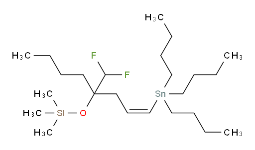 (Z)-((4-(difluoromethyl)-1-(tributylstannyl)oct-1-en-4-yl)oxy)trimethylsilane