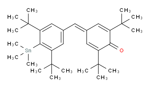 2,6-di-tert-butyl-4-(3,5-di-tert-butyl-4-(trimethylstannyl)benzylidene)cyclohexa-2,5-dienone