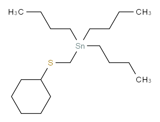 tributyl((cyclohexylthio)methyl)stannane