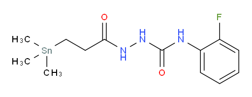 N-(2-氟苯基)-2-(3-(三甲基锡基)丙酰)肼甲酰胺