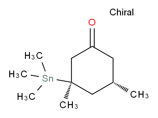 (3R,5S)-3,5-dimethyl-3-(trimethylstannyl)cyclohexanone