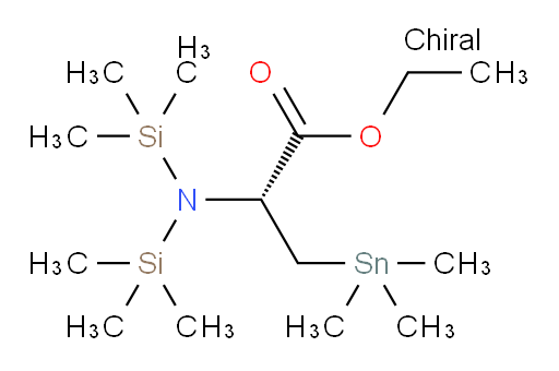 (R)-乙基 2-(双(三甲基硅基)氨基)-3-(三甲基锡基)丙酸酯
