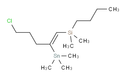 (Z)-butyl(5-chloro-2-(trimethylstannyl)pent-1-en-1-yl)dimethylsilane