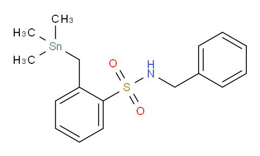 N-benzyl-2-((trimethylstannyl)methyl)benzenesulfonamide