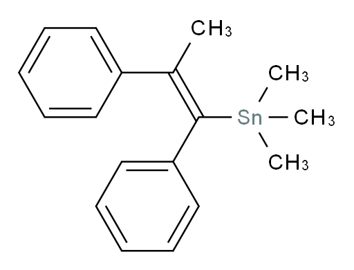 (E)-(1,2-diphenylprop-1-en-1-yl)trimethylstannane
