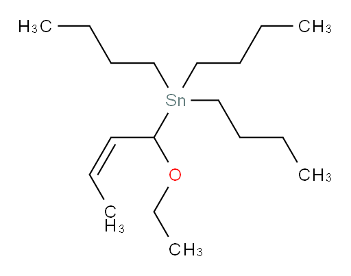 (Z)-tributyl(1-ethoxybut-2-en-1-yl)stannane