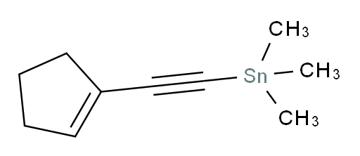 (cyclopent-1-en-1-ylethynyl)trimethylstannane