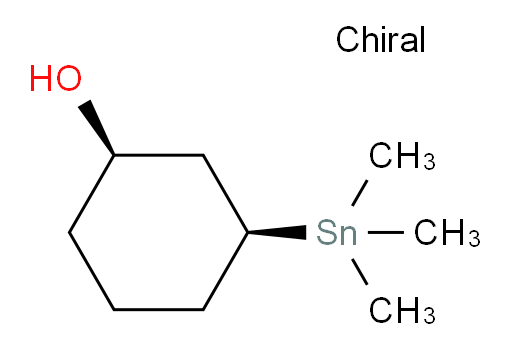 (1R,3S)-3-(三甲基锡基)环己醇