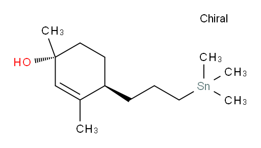 (1R,4S)-1,3-dimethyl-4-(3-(trimethylstannyl)propyl)cyclohex-2-enol