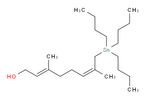 (2E,6Z)-3,7-dimethyl-8-(tributylstannyl)octa-2,6-dien-1-ol