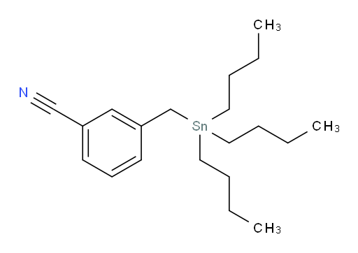 3-((tributylstannyl)methyl)benzonitrile
