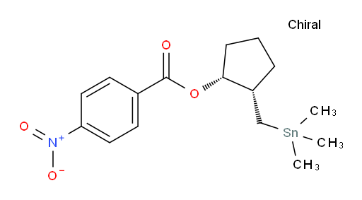 (1R,2S)-2-((trimethylstannyl)methyl)cyclopentyl 4-nitrobenzoate