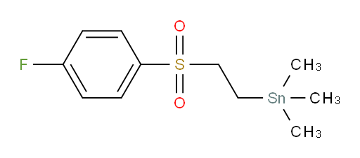 (2-((4-fluorophenyl)sulfonyl)ethyl)trimethylstannane
