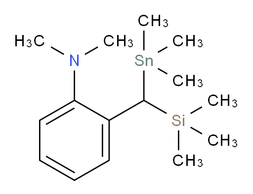 N,N-dimethyl-2-((trimethylsilyl)(trimethylstannyl)methyl)aniline