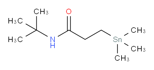 N-(tert-butyl)-3-(trimethylstannyl)propanamide