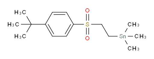 (2-((4-(tert-butyl)phenyl)sulfonyl)ethyl)trimethylstannane