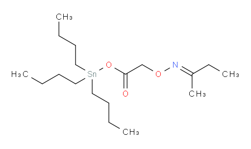 (E)-tributylstannyl 2-((butan-2-ylideneamino)oxy)acetate