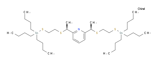 2-((R)-1-((2-((tributylstannyl)thio)ethyl)thio)ethyl)-6-((S)-1-((2-((tributylstannyl)thio)ethyl)thio)ethyl)pyridine