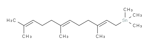 trimethyl((2E,6E)-3,7,11-trimethyldodeca-2,6,10-trien-1-yl)stannane