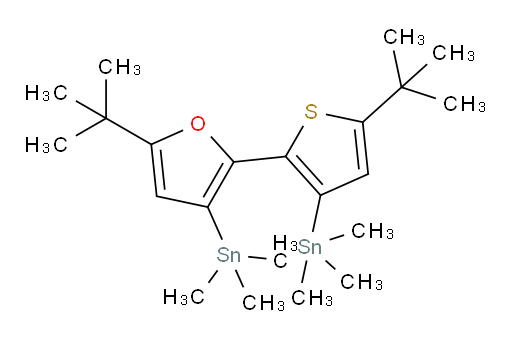 (5-(tert-butyl)-2-(5-(tert-butyl)-3-(trimethylstannyl)furan-2-yl)thiophen-3-yl)trimethylstannane