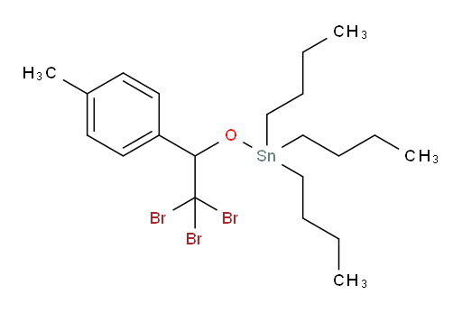 tributyl(2,2,2-tribromo-1-(p-tolyl)ethoxy)stannane