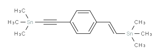 (E)-trimethyl(4-((trimethylstannyl)ethynyl)styryl)stannane