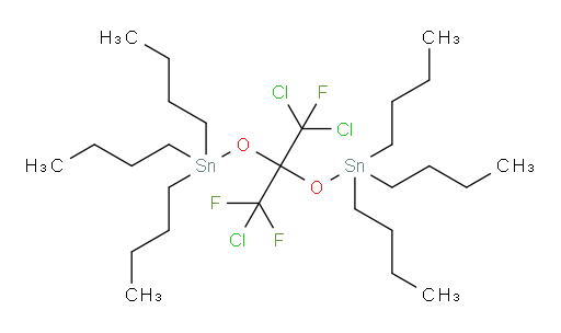5,5,9,9-tetrabutyl-7-(chlorodifluoromethyl)-7-(dichlorofluoromethyl)-6,8-dioxa-5,9-distannatridecane