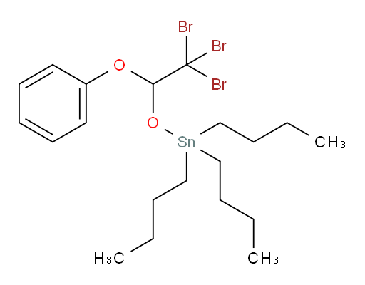 tributyl(2,2,2-tribromo-1-phenoxyethoxy)stannane