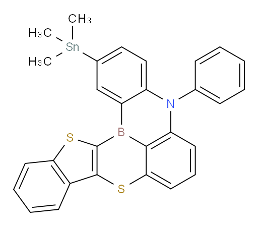 5-phenyl-2-(trimethylstannyl)-5H-9,14-dithia-5-aza-14b-borafluoreno[3,2,1-de]anthracene