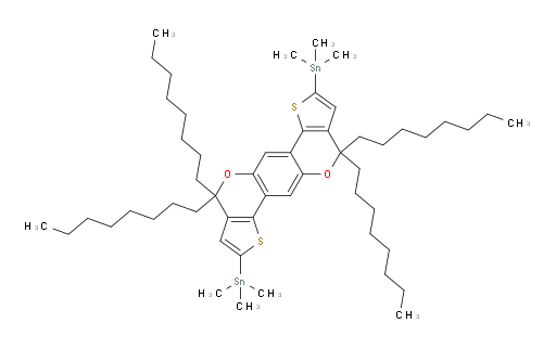 (4,4,10,10-tetraoctyl-4,10-dihydrothieno[2',3':4,5]pyrano[2,3-g]thieno[3,2-c]chromene-2,8-diyl)bis(trimethylstannane)