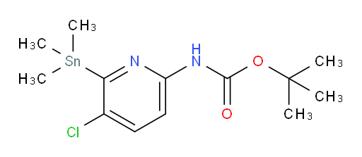 tert-butyl (5-chloro-6-(trimethylstannyl)pyridin-2-yl)carbamate