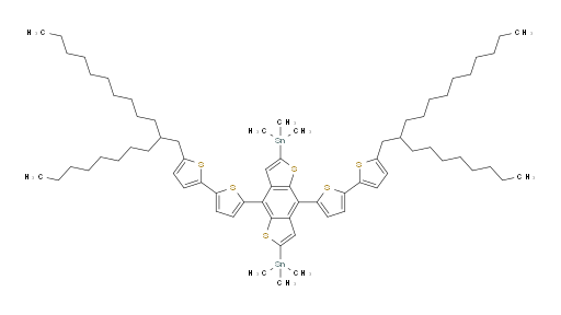 (4,8-bis(5'-(2-octyldodecyl)-[2,2'-bithiophen]-5-yl)benzo[1,2-b:4,5-b']dithiophene-2,6-diyl)bis(trimethylstannane)