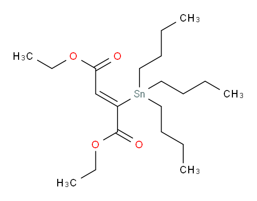diethyl 2-(tributylstannyl)fumarate